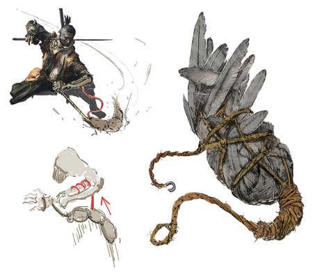 Секиро концепт арт