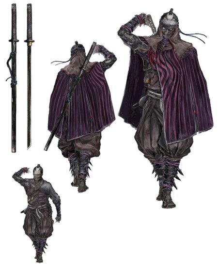 Sekiro: shadows die twice концепт арт