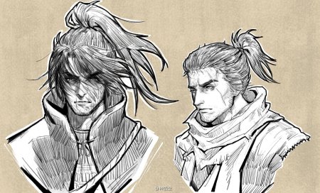 Самурай секиро волк