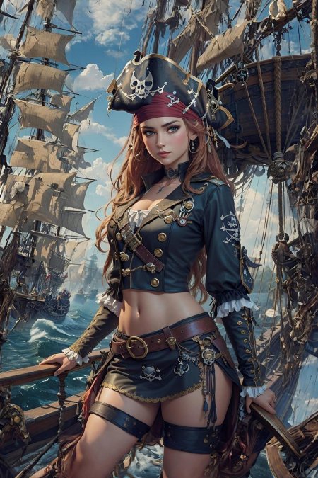 Девушка пират