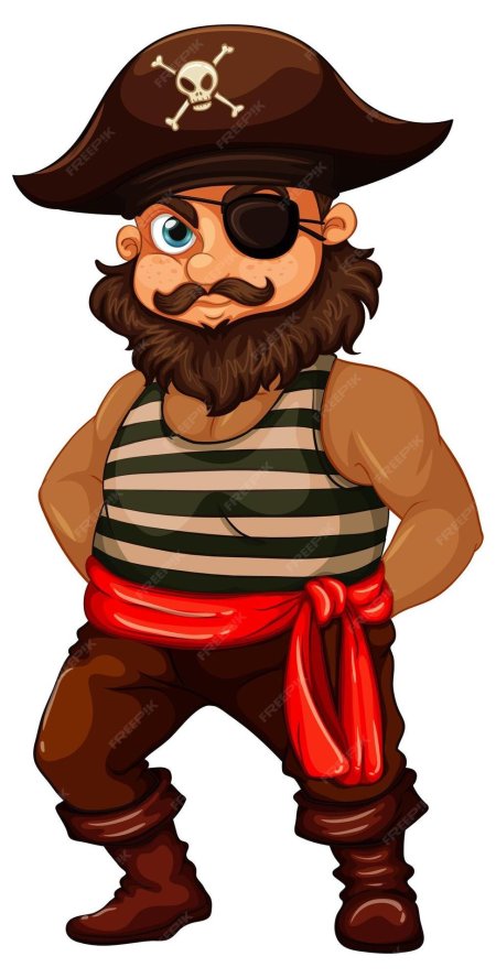 Пират мультяшный