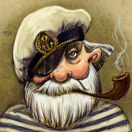 Старый матрос боцман