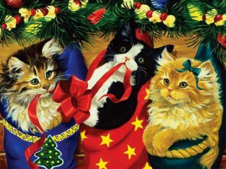 С новым годом котенок