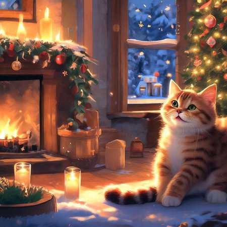 Новогодние камины