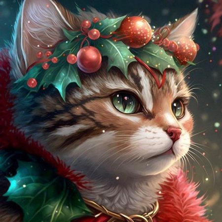 Новогодние котик