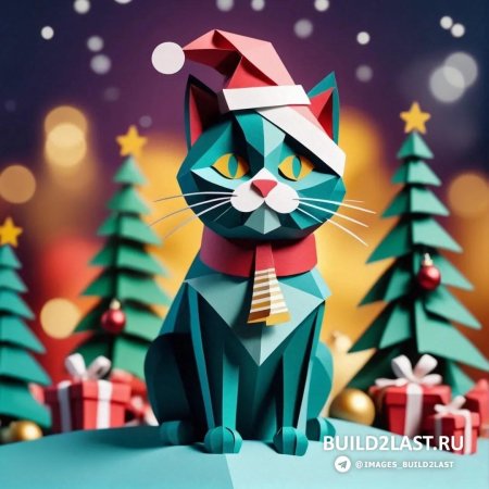 Рождественский котик