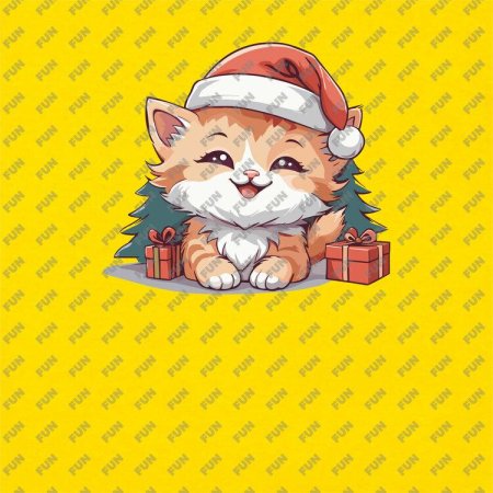 Новогодние котик