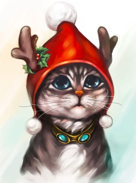 Новогодние коты