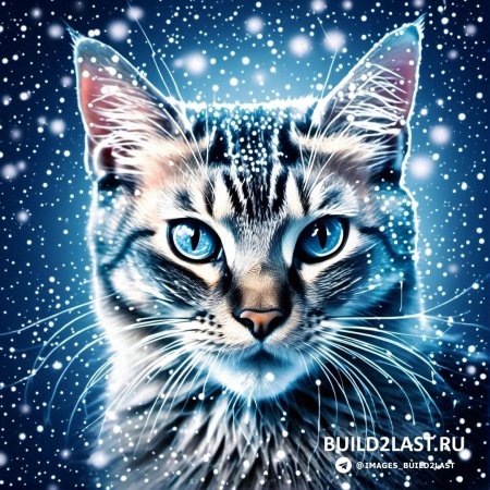 Новогодние коты рисунки