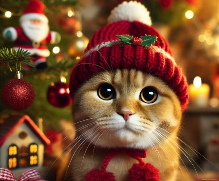 Новогодние кот