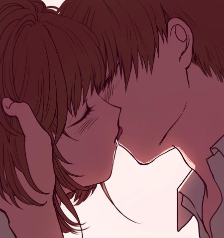Поцелуи аниме