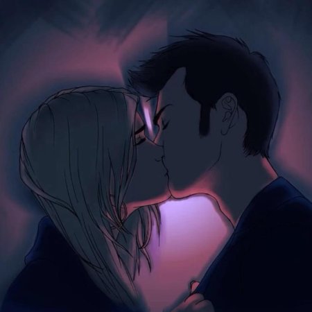 Поцелуй арт