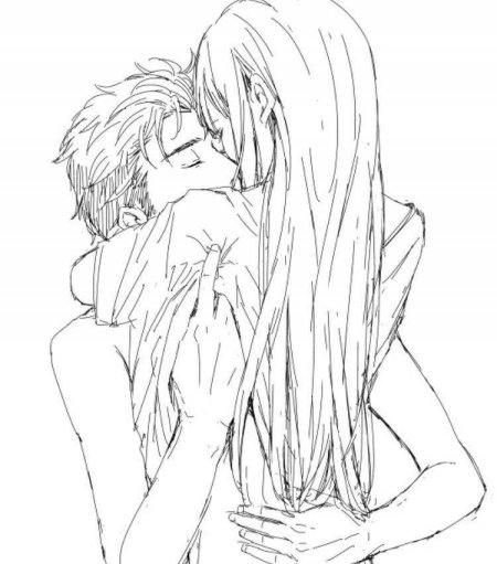 Рисунки для срисовки парочки