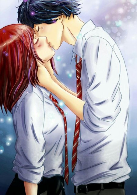 Аниме неудержимая юность поцелуй