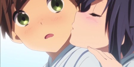 Аниме чудачество любви не помеха поцелуй