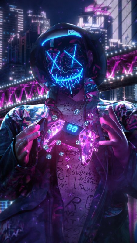 Геймер неон