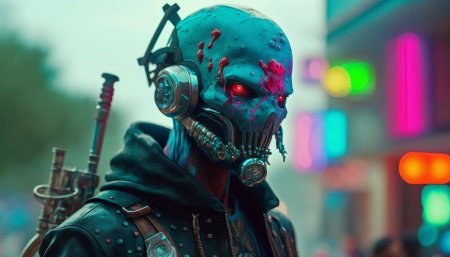 Неон киберпанк