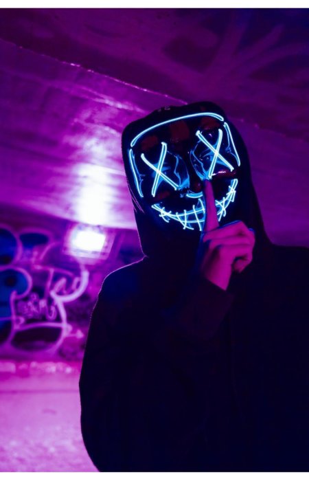 Неон маска судная ночь