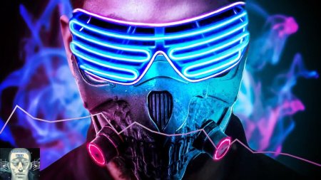 Яркая маска неон