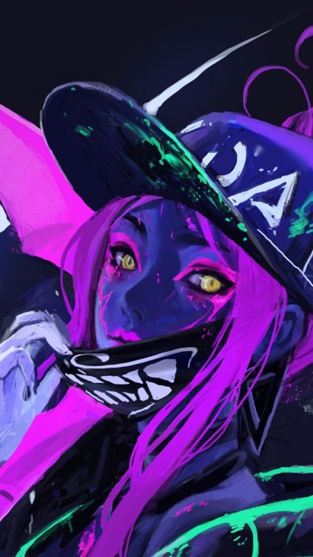 Акали k da неон