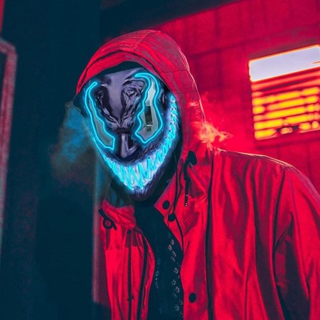 Неоновая маска судная ночь