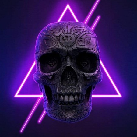 Фиолетовый череп