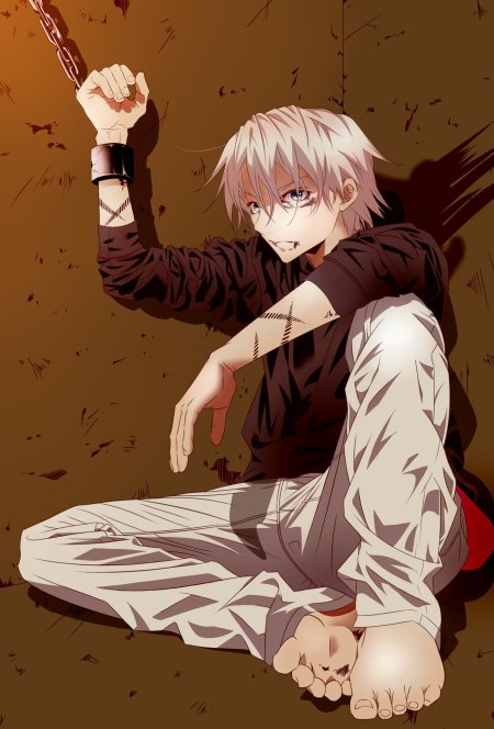 Аниме парень раб