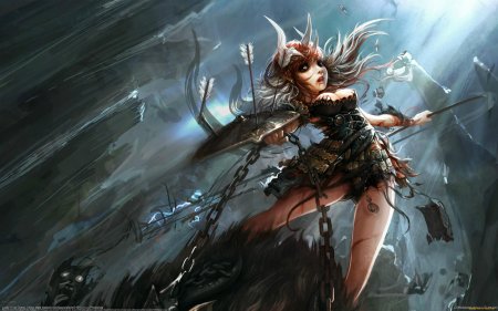 Девушка в цепях фэнтези