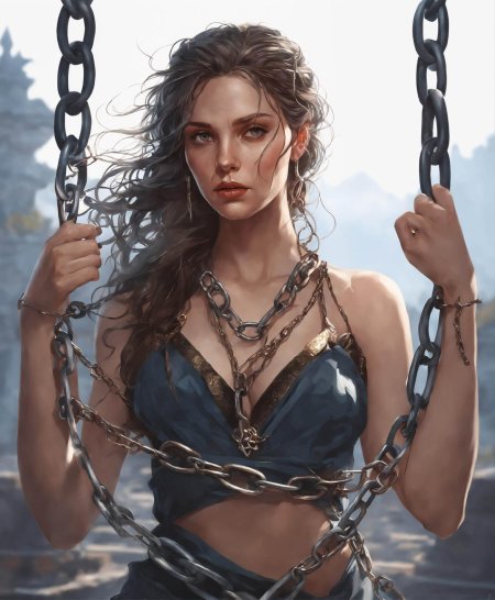 Женщина в цепях