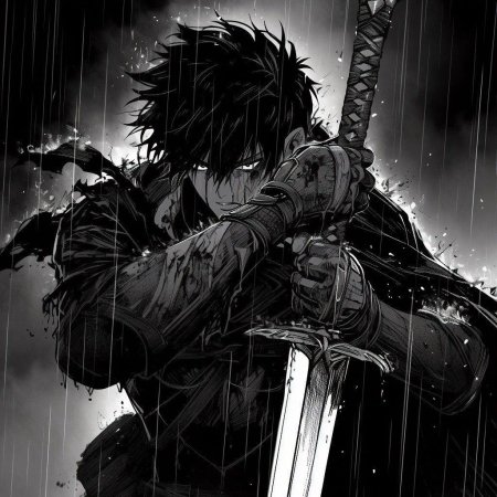 Аниме арт темный