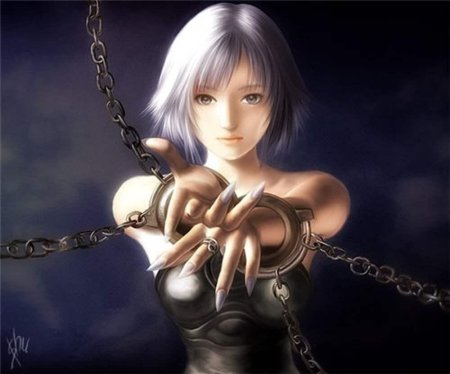 Девушка в цепях
