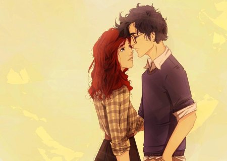 Гарри поттер рон и гермиона арт