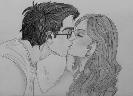 Гарри поттер и джинни уизли поцелуй