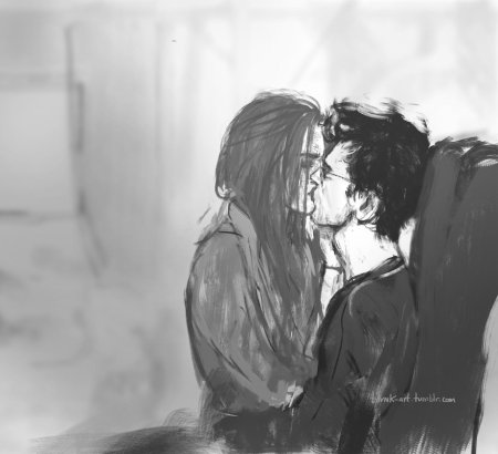 Гарри и джинни поцелуй