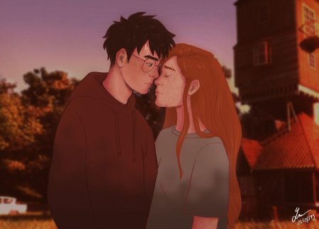 Гарри поттер и джинни арт