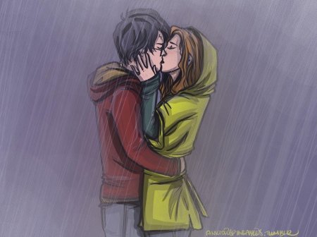 Гарри и гермиона арт любовь
