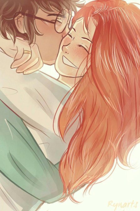 Гарри поттер поцелуй и джинни