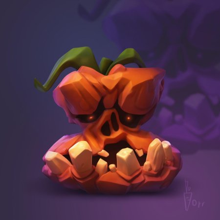 Тыква для хэллоуина