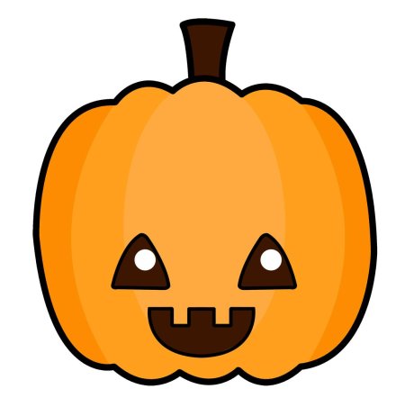 Тыква для хэллоуина рисунок