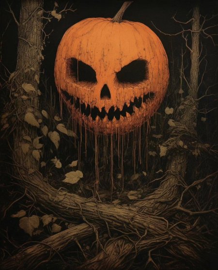 Картина хэллоуин