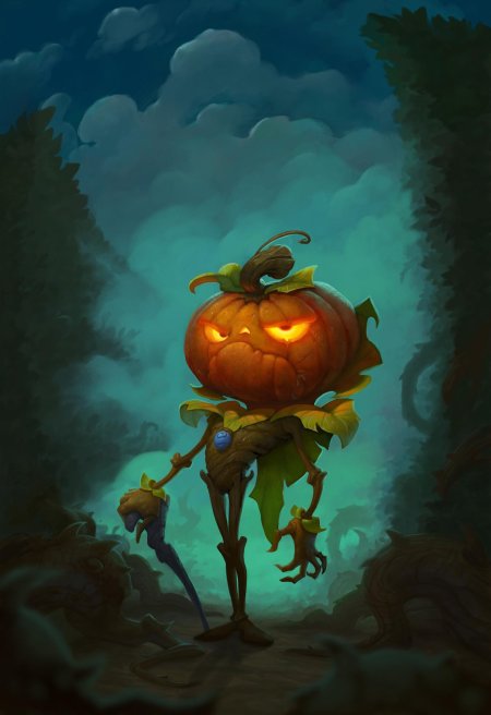 Тыква хэллоуин арт