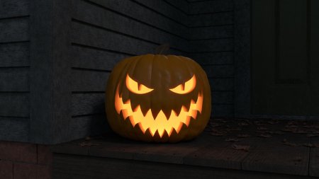 Хэллоуин злая тыква
