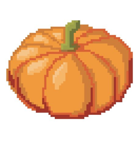Пиксельная тыква