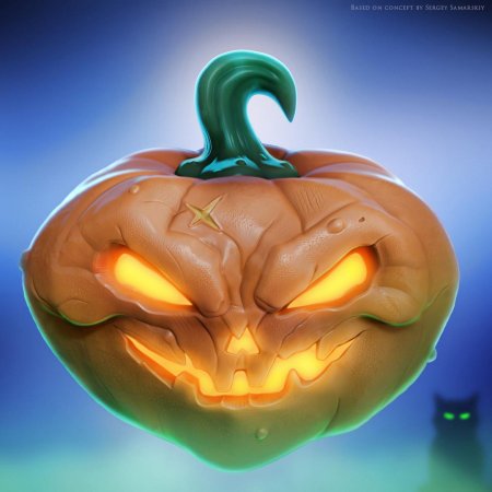 Тыква рисунок хэллоуин