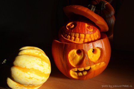 Тыква на хэллоуин