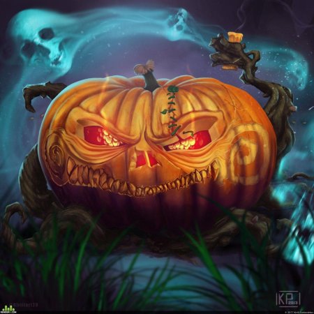 Самайн демон тыквоголовый
