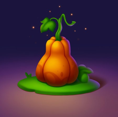 Тыква в иллюстраторе