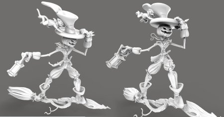 Скульптура персонажа