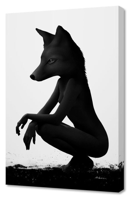 Силуэт лисы