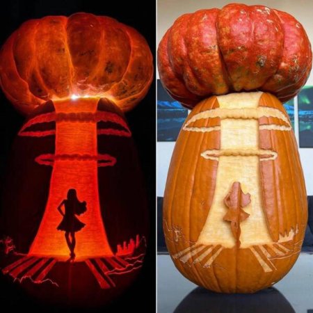 Тыква из хэллоуина